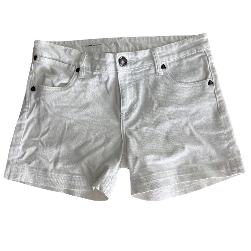 Kut From The Kloth Catherine Boyfriend Shorts - White Size 6